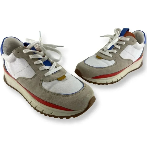 Madewell Kickoff Trainer Sneakers Colorblock Leather & Suede Womens 10 Mens 8.5 - Picture 3 of 12